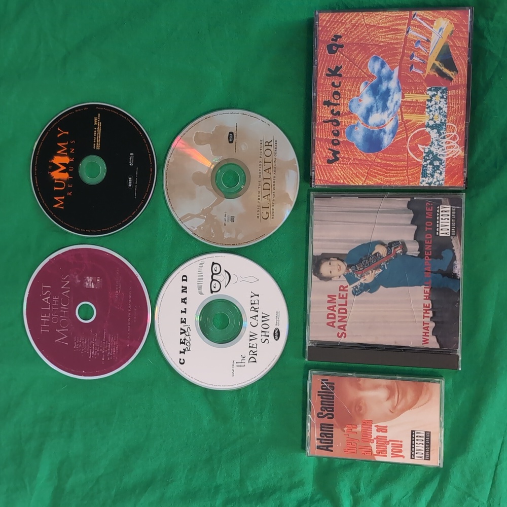 Movie Soundtracks Comedy and Music Festival Music CD Collection Woodstock 94